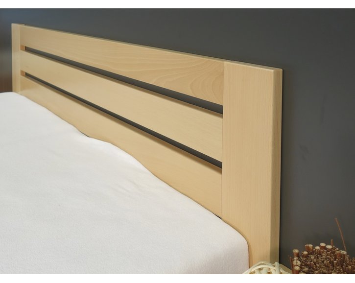 Zvýšená postel z masivu Rita, 120x200, 140x200, masiv buk