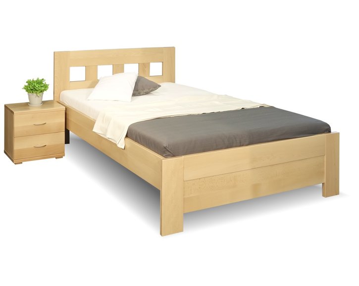 Zvýšená postel z masivu Rocco, masiv buk, 140x210 Zvýšená postel z masivu Rocco, masiv buk, 140x210