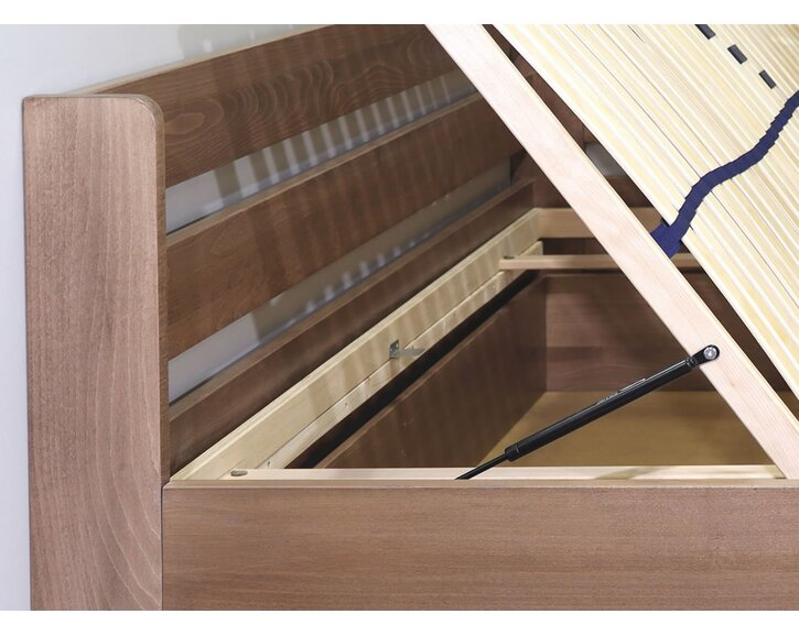 Výklopný boční rošt - úložný prostor