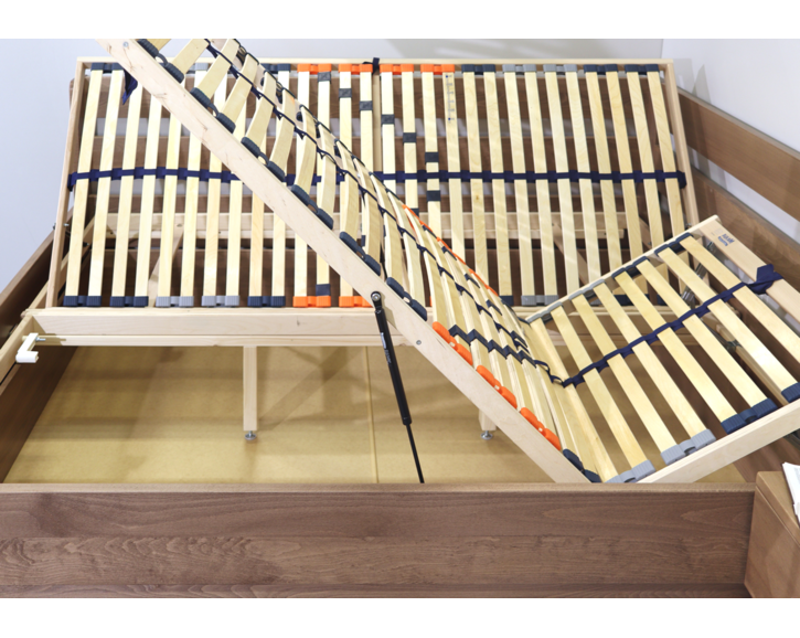 Rošty - dvoulůžko s úložným prostorem Valentin