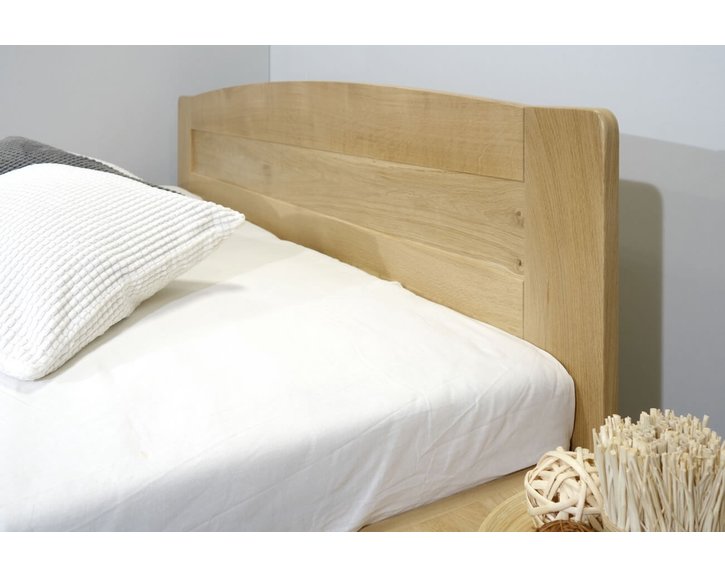 Postel dvoulůžko s úložným prostorem Justina, masiv dub