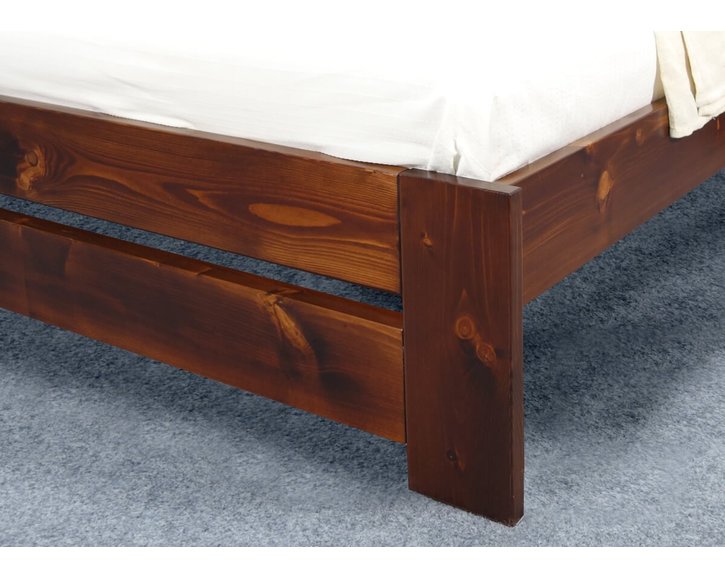 Jednolůžková postel s roštem Jirka, 80x200, 90x200, masiv smrk