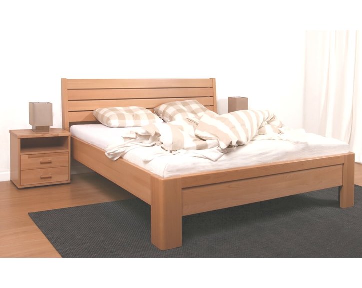 Postel Gloria, 160x200, 180x200, masiv buk cink jádrový
