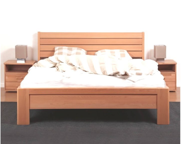 Postel Gloria, 160x200, 180x200, masiv buk cink jádrový