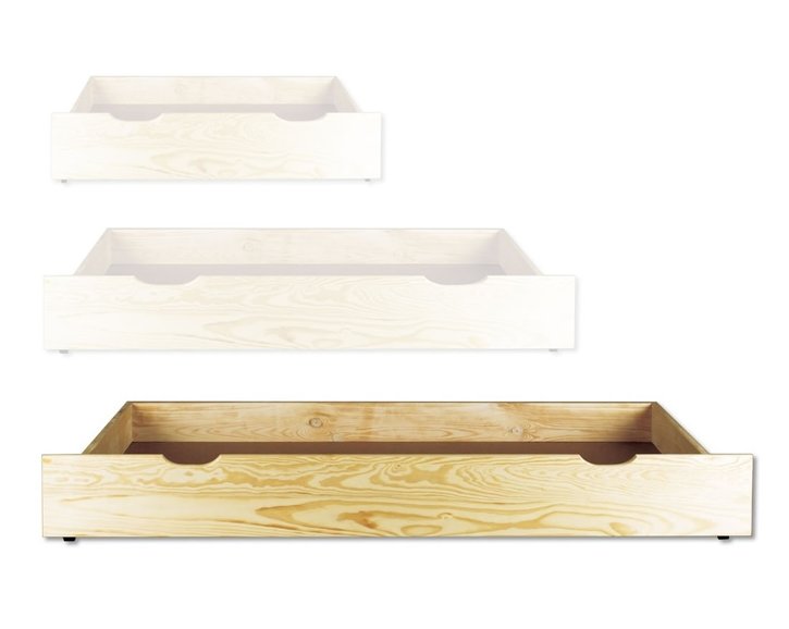 Úložný prostor na kolečkách 1/1 , masiv borovice