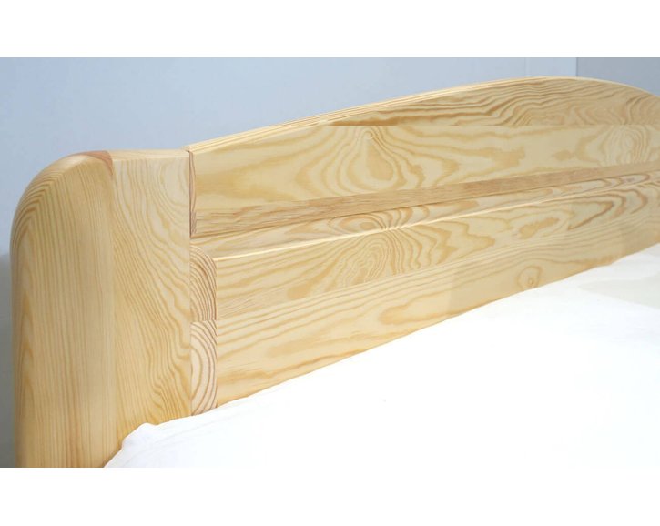 Dřevěná postel jednolůžko LADA, 120x200, masiv borovice