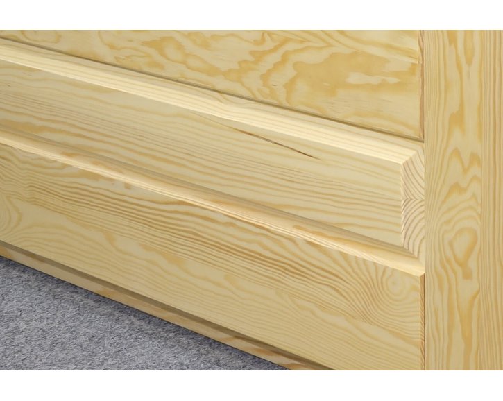 Dřevěná postel Hanka, s úložným prostorem, masiv borovice