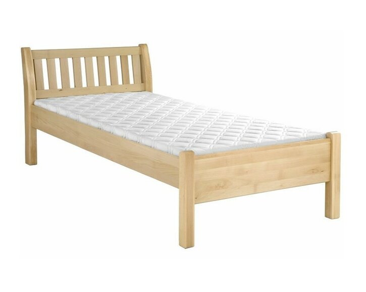 Postel jednolůžko Miloslav, 90x200, masiv buk