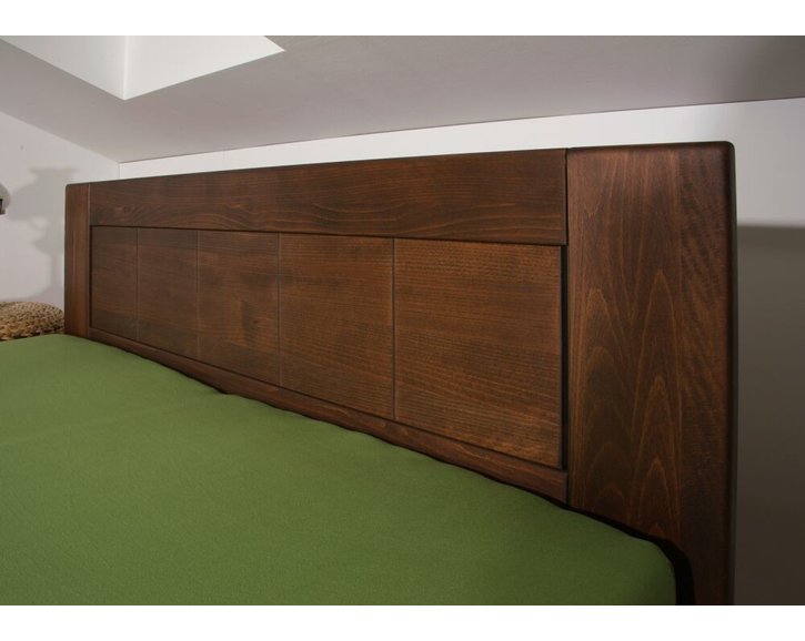 Manželská postel z masivu OLYMPIA 2. senior 160x200, 180x200, masiv buk