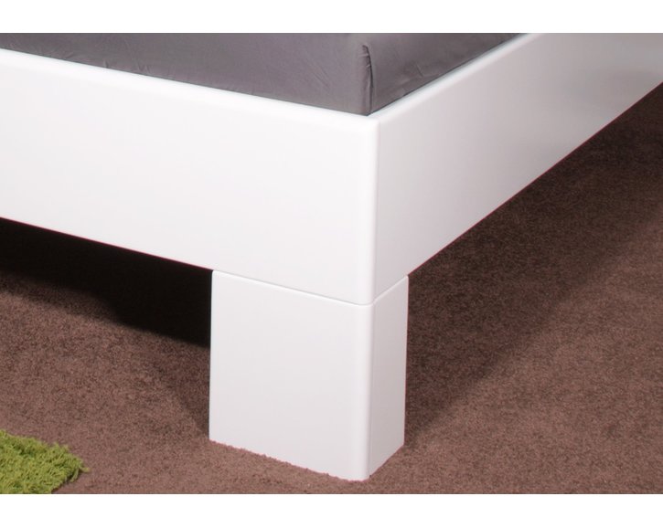 Manželská postel z masivu VAREZZA 5 senior 160x200, 180x200, masiv buk, bílá