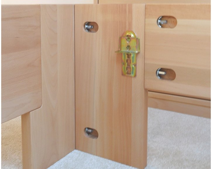 Manželská postel z masivu MANHATTAN 1, masiv buk