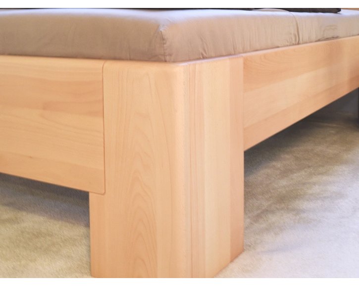 Manželská postel z masivu MANHATTAN 2 senior, 160x200, 180x200, masiv buk