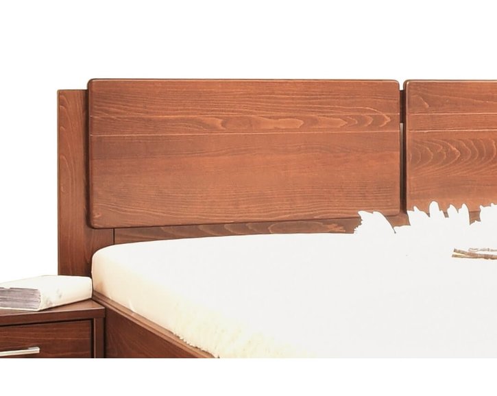 Manželská postel s úložným prostorem MANHATTAN 2 senior, masiv buk