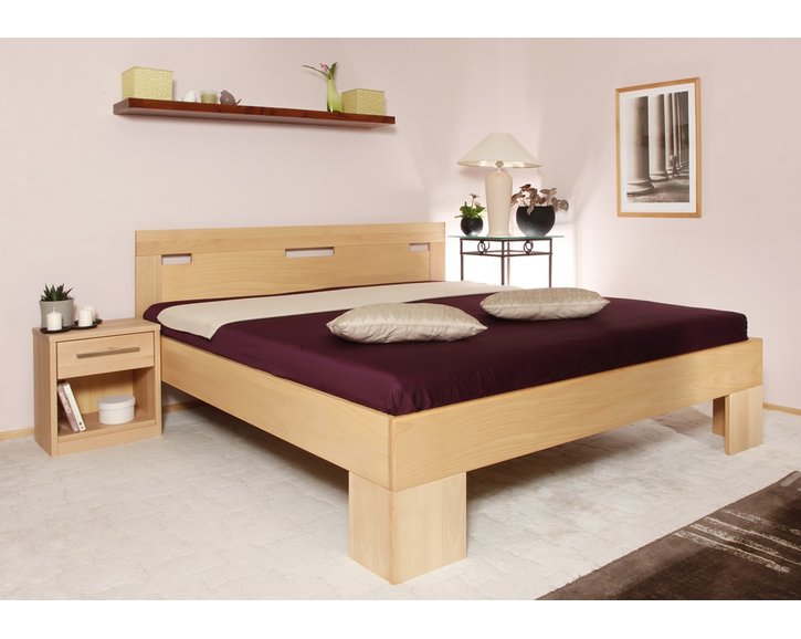 Manželská postel z masivu VAREZZA 6A 160x200, 180x200, masiv buk