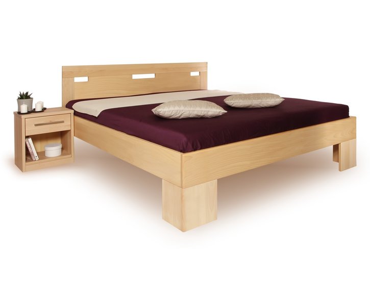 Manželská postel z masivu VAREZZA 6A, 180x220, masiv buk Manželská postel z masivu VAREZZA 6A, 180x220, masiv buk