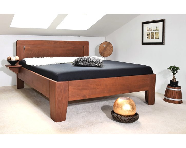 Dřevěná postel z masivu Venus, 160x200, 180x200, masiv buk