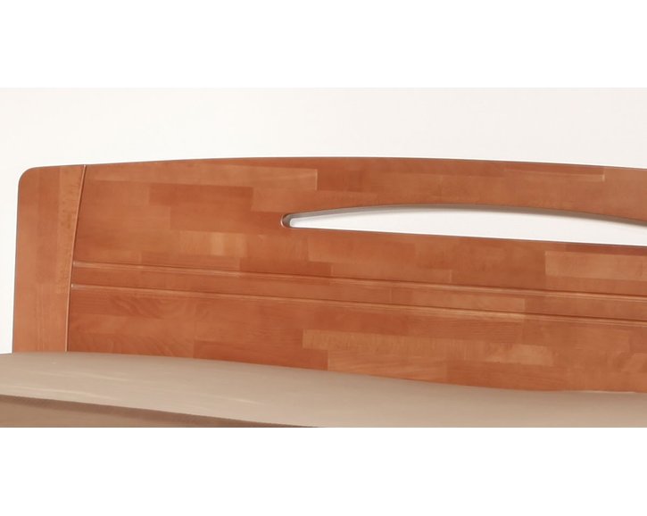 Dřevěná postel - dvoulůžko EVITA 3, masiv buk