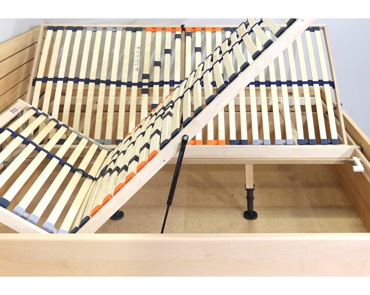 Rošty - dvoulůžko s úložným prostorem Apollo