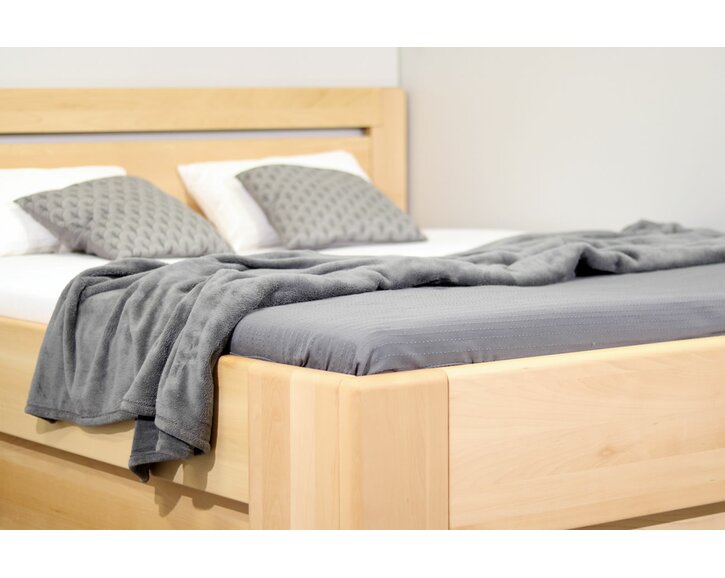 Zaoblení - postel s úložným prostorem MAGNUS