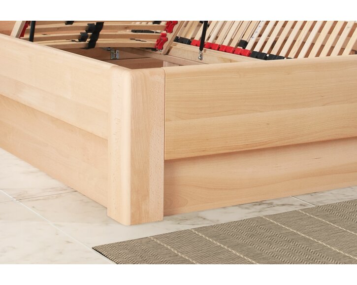 Detail nohy - postel z masivu Matrix Detail nohy - postel z masivu Matrix