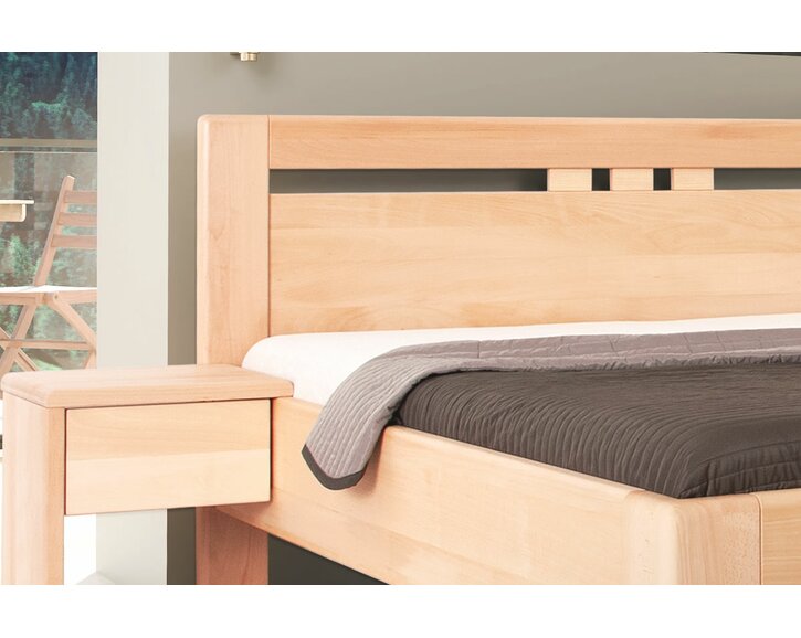 Čelo - postel z masivu Matrix