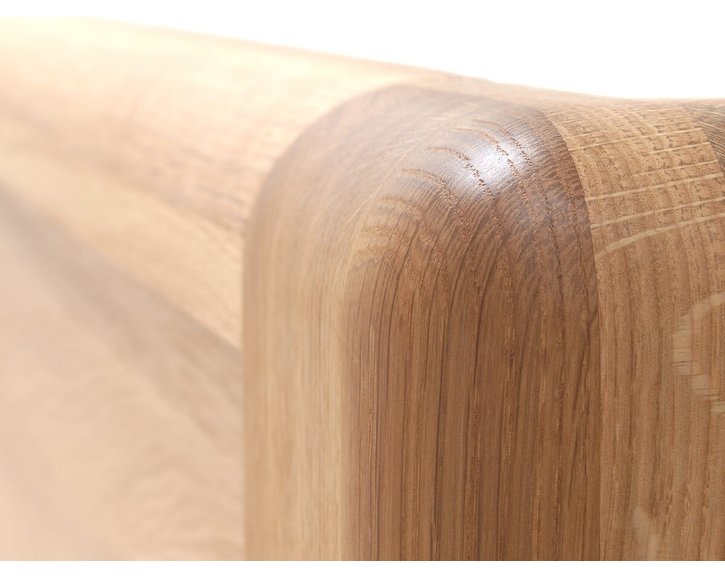 Zvýšená postel z masivu Viola, masiv dub cink