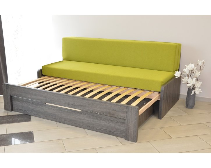 Rozkládací postel s lamelovým roštem DUOVITA, lamino Rozkládací postel s lamelovým roštem DUOVITA, lamino