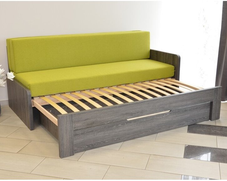 Rozkládací postel DUOVITA pravá, lamino Rozkládací postel DUOVITA pravá, lamino