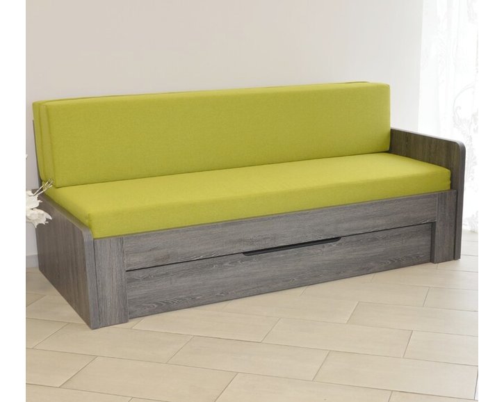 Rozkládací postel DUOVITA pravá, lamino Rozkládací postel DUOVITA pravá, lamino