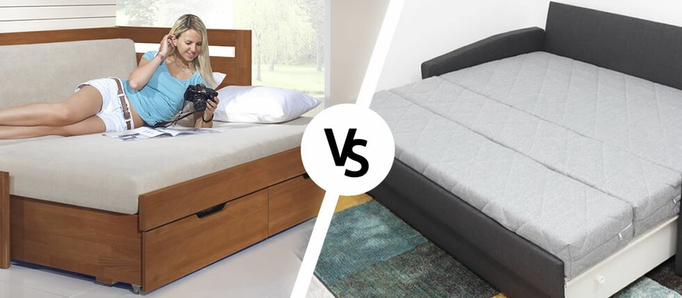 Rozkládací pohovky vs. rozkládací postele. Co je lepší? Rozkládací pohovky vs. rozkládací postele. Co je lepší?