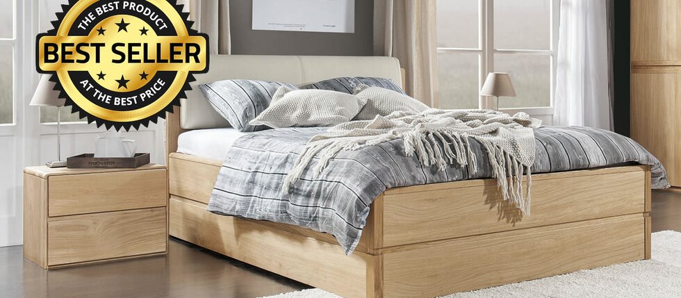 Dubové úložné postele za skvělou cenu