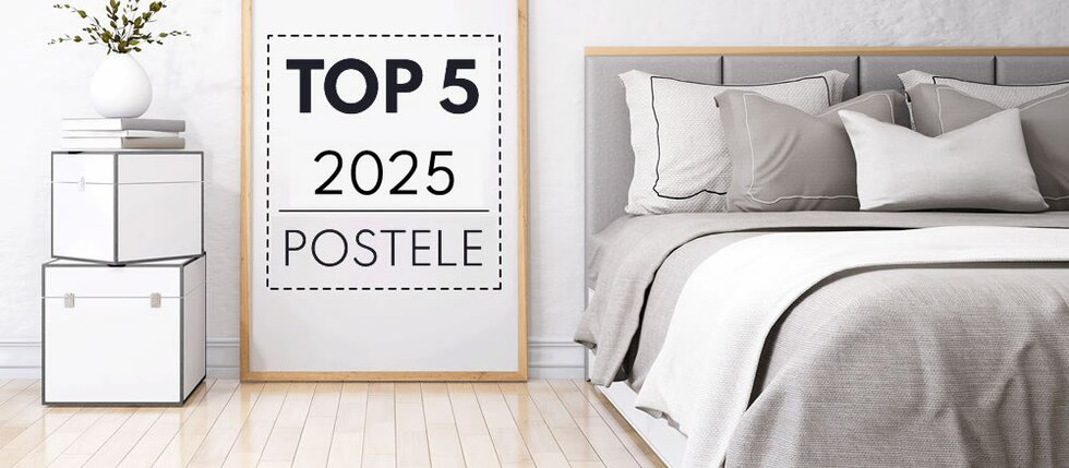 TOP 5 nejprodávanější postele 2025 TOP 5 nejprodávanější postele 2025