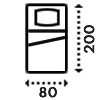 Matrace 80x200 cm
